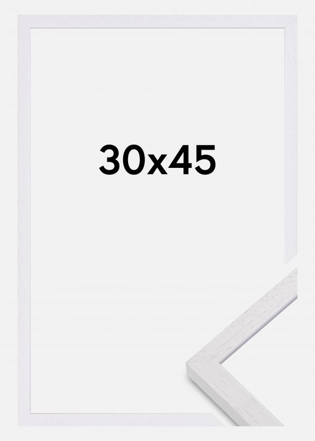 Cornice Glendale Opaco Vetro antiriflesso Bianco 30x45 cm