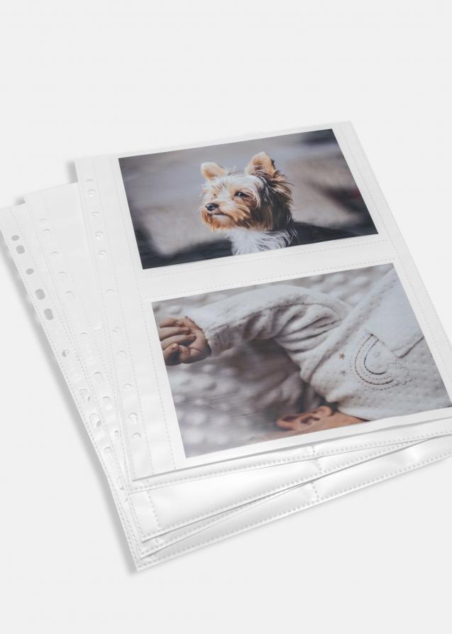 Herma Fogli portafoto 13x18 cm orizzontale - 10-pezzi Bianco