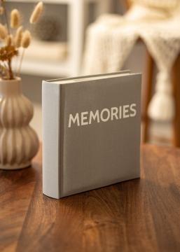 Memories Linen Album Grigio scuro - 200 Immagini in formato 10x15 cm