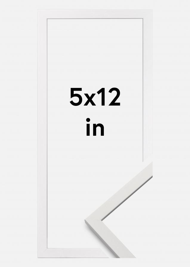 Cornice Edsbyn Vetro acrilico Bianco 5x12 inches (12,7x30,48 cm)