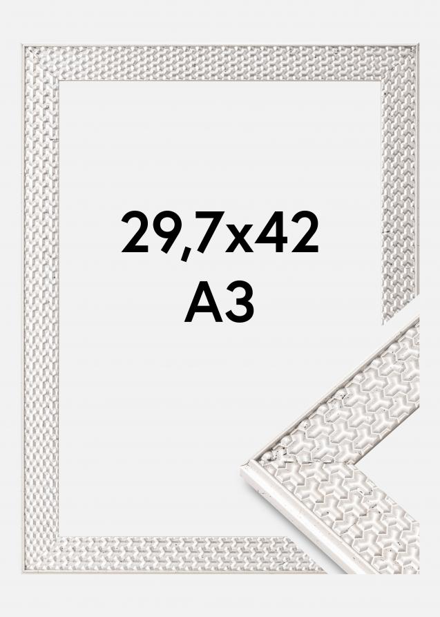 Cornice Grace Vetro acrilico Argento 29,7x42 cm (A3)