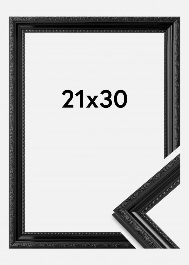 Cornice Abisko Vetro acrilico Nero 21x30 cm