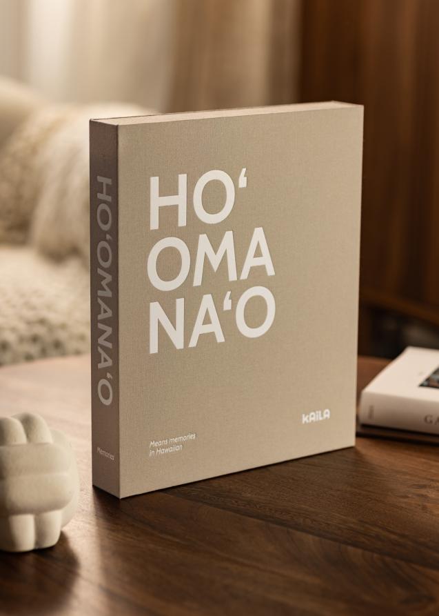 KAILA HO'OMANA'O - Coffee Table Photo Album (60 Pagine nere / 30 fogli)