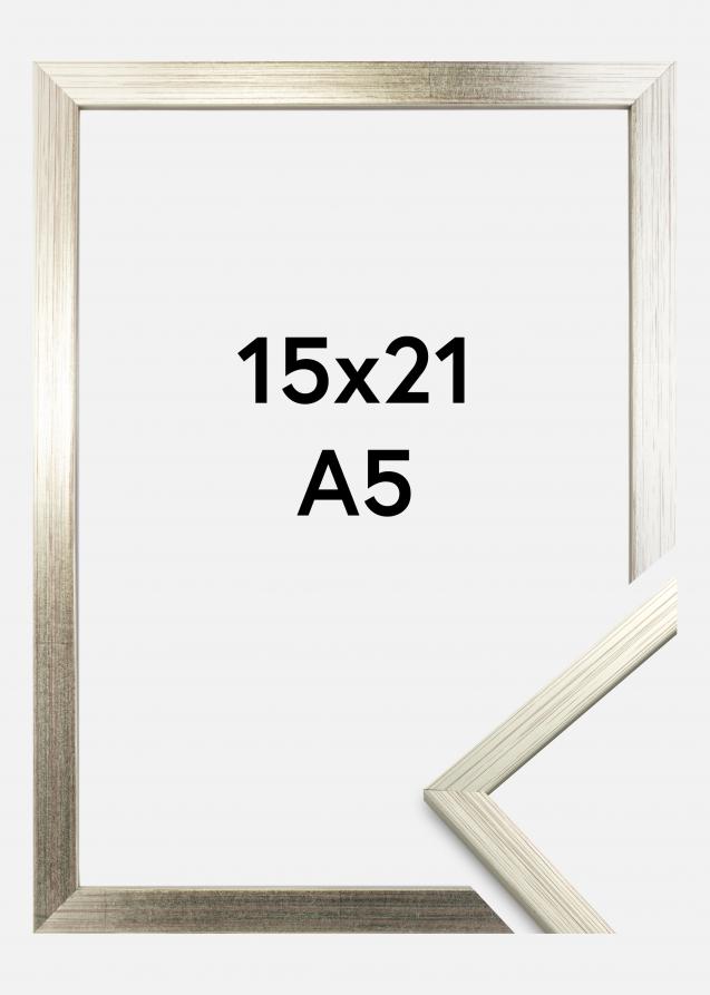 Cornice Edsbyn Vetro acrilico Argento 15x21 cm (A5)