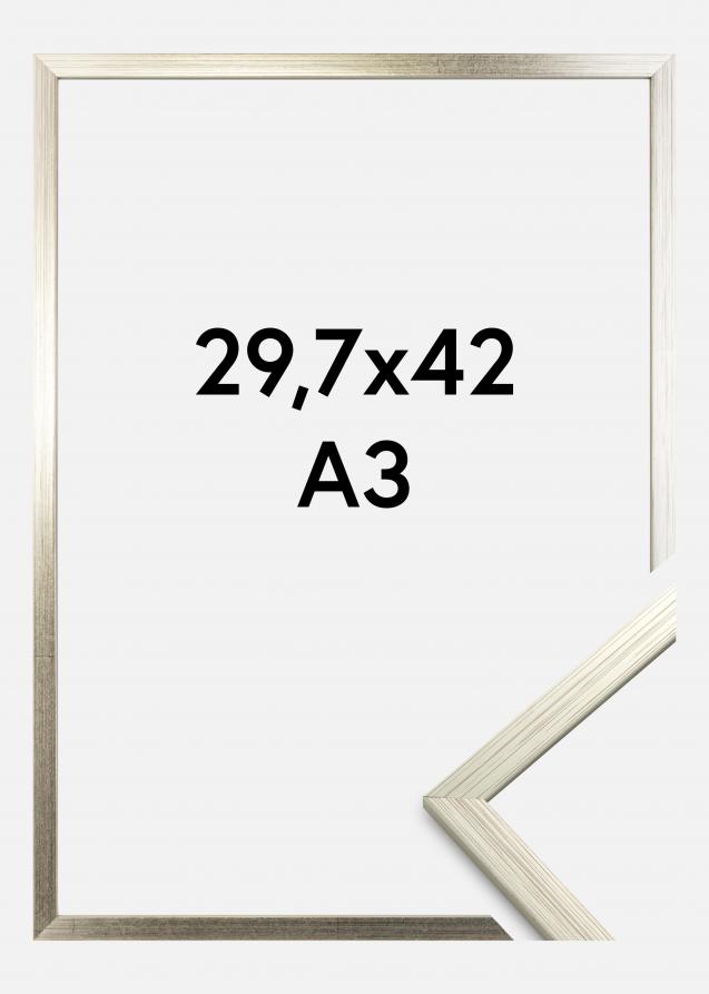 Cornice Edsbyn Vetro acrilico Argento 29,7x42 cm (A3)