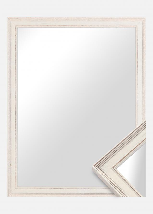 Specchio Shabby Chic Bianco - Misure personalizzate