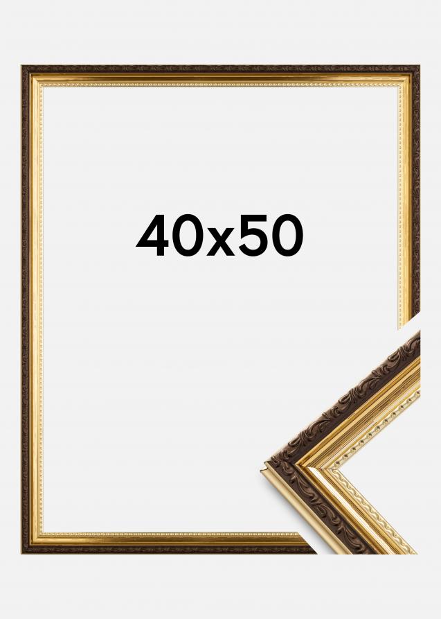 Cornice Abisko Vetro acrilico Oro 40x50 cm