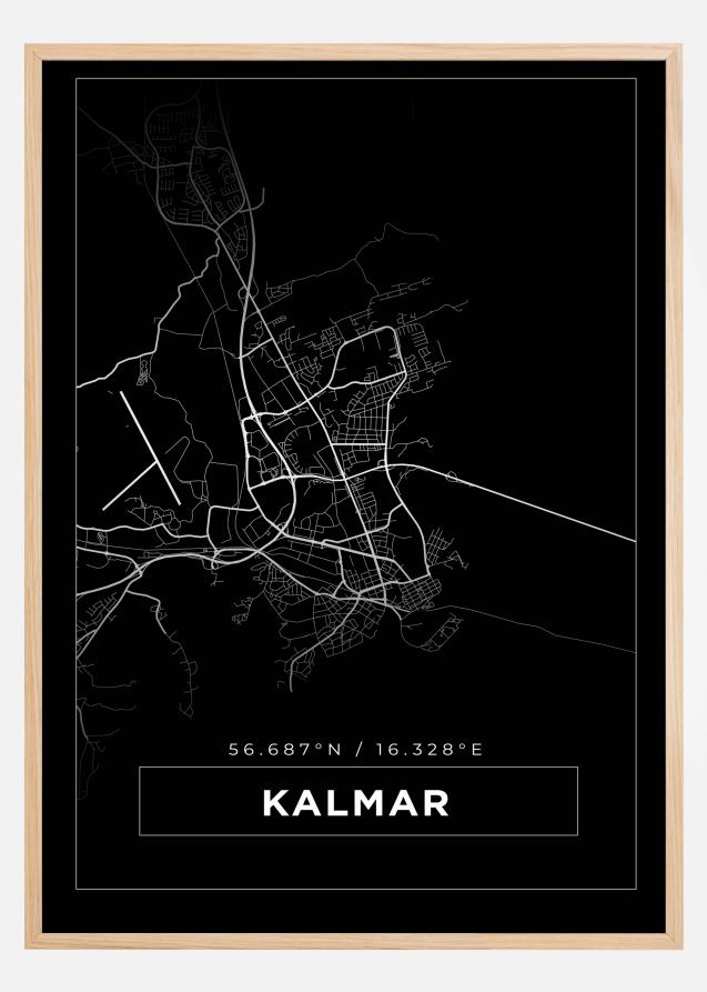 Mappa - Kalmar - Poster nero