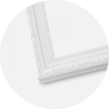 Cornice Abisko Vetro acrilico Bianco 50x70 cm