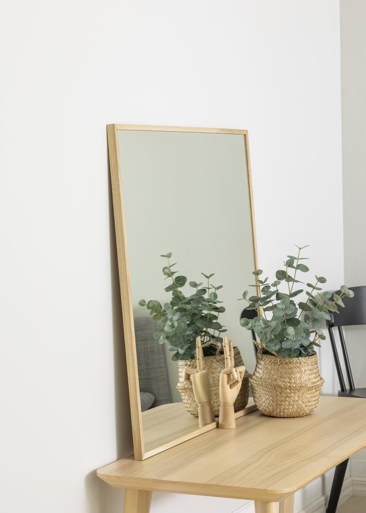 Specchio in rovere 80x80 cm