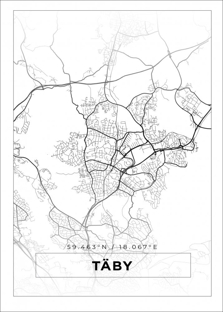 Mappa - Tby - Poster bianco