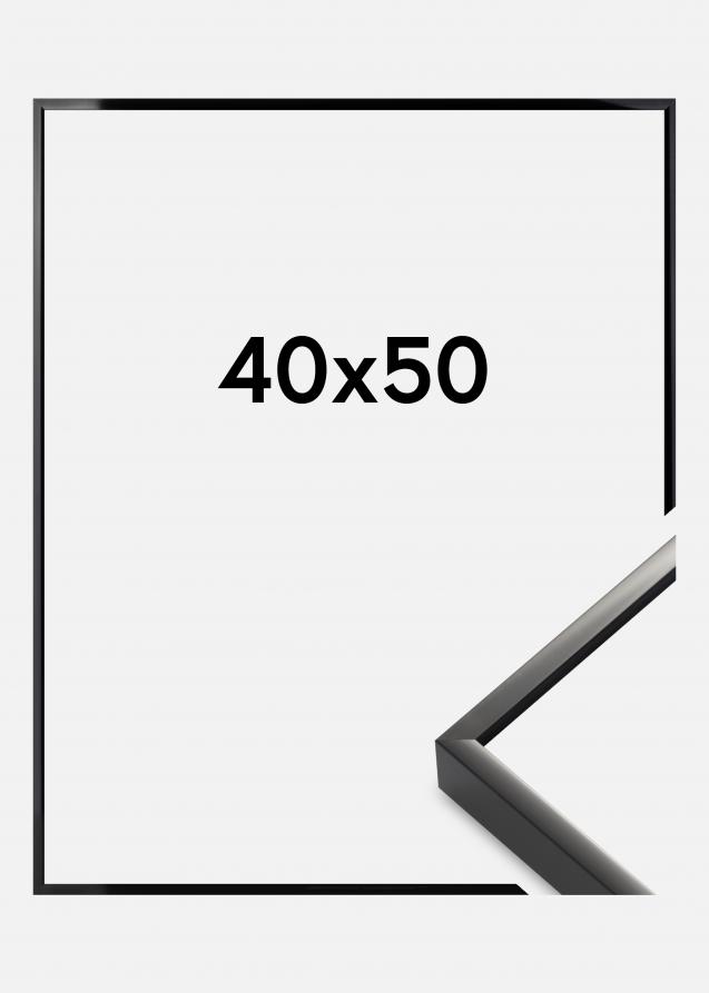 Cornice Nielsen Premium Alpha Finitura brillante Nero 40x50 cm