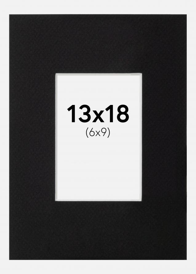 Passe-partout Canson Nero (Bordo interno bianco) 13x18 cm (6x9)