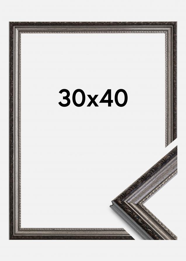 Cornice Abisko Vetro acrilico Argento 30x40 cm