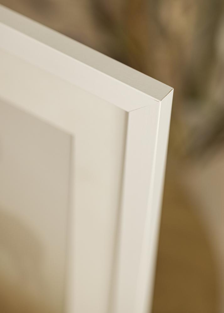 Cornice White Wood 35x50 cm - Passe-partout Bianco 10x15 inches