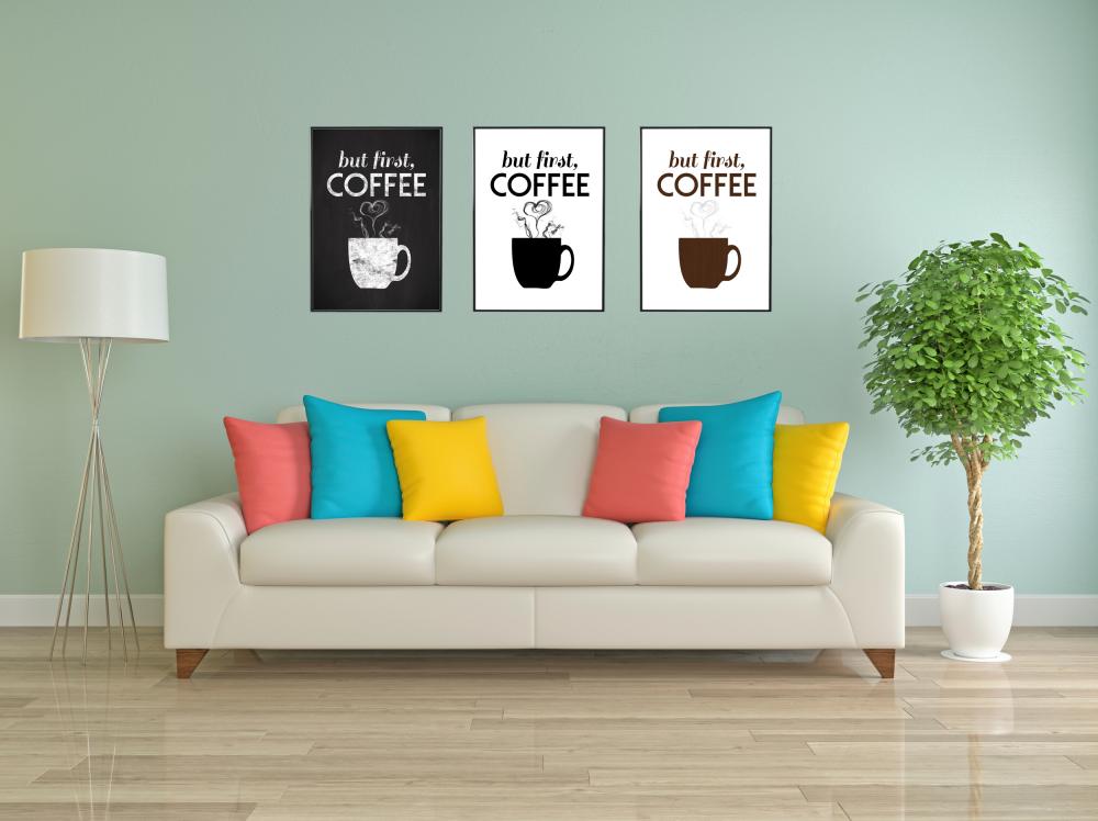 But first coffee - Nero Poster