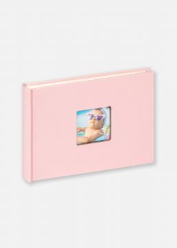 Fun Album per beb Rosa - 22x16 cm (40 Bianco sidor/20 fogli)