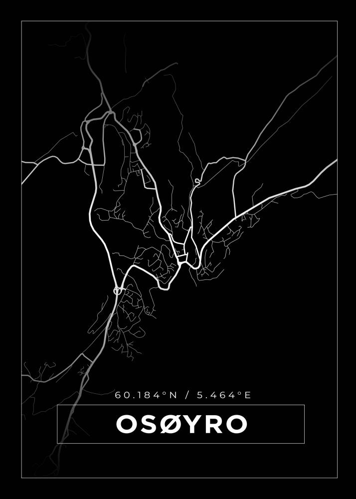 Mappa - Osyro - Poster nero