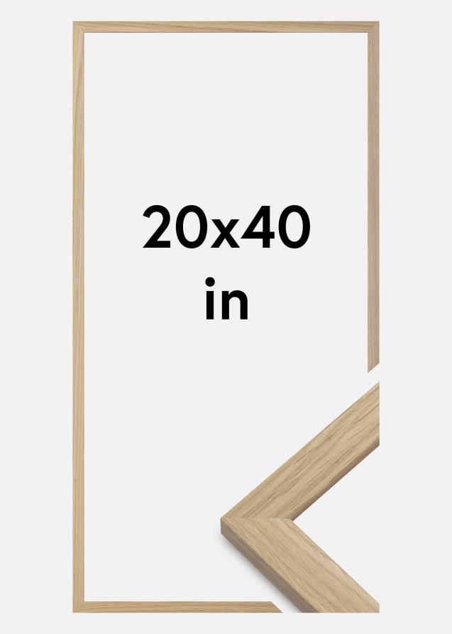 Cornice Oak Wood Vetro acrilico 20x40 inches (50,8x101,6 cm)