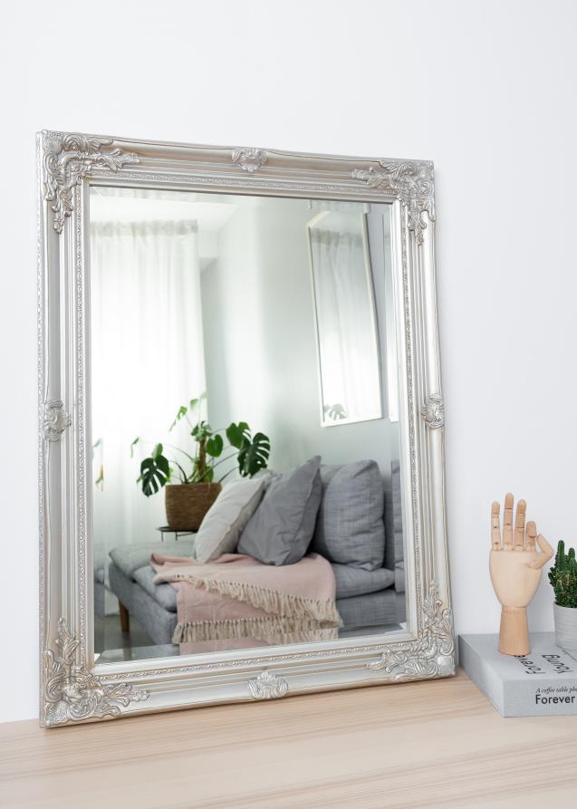 Specchio Antique Argento 50x70 cm