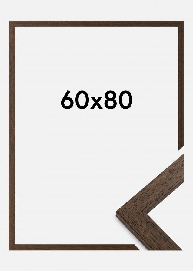 Cornice Brown Wood Vetro acrilico 60x80 cm