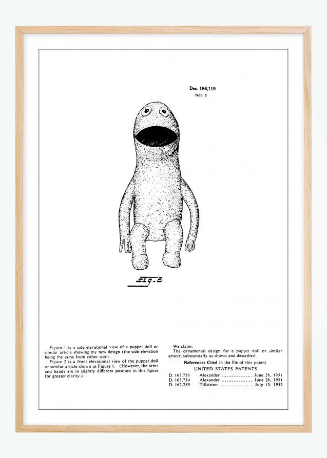 Disegni di brevetti - I Muppet - Kermit II Poster