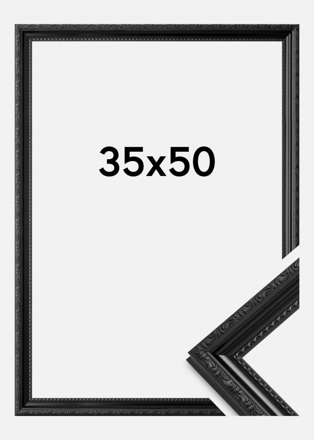 Cornice Abisko Vetro acrilico Nero 35x50 cm