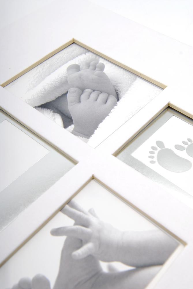 Little Foot Album Bianco ghiaccio - 28x30,5 cm (60 Pagine bianche / 30 fogli)