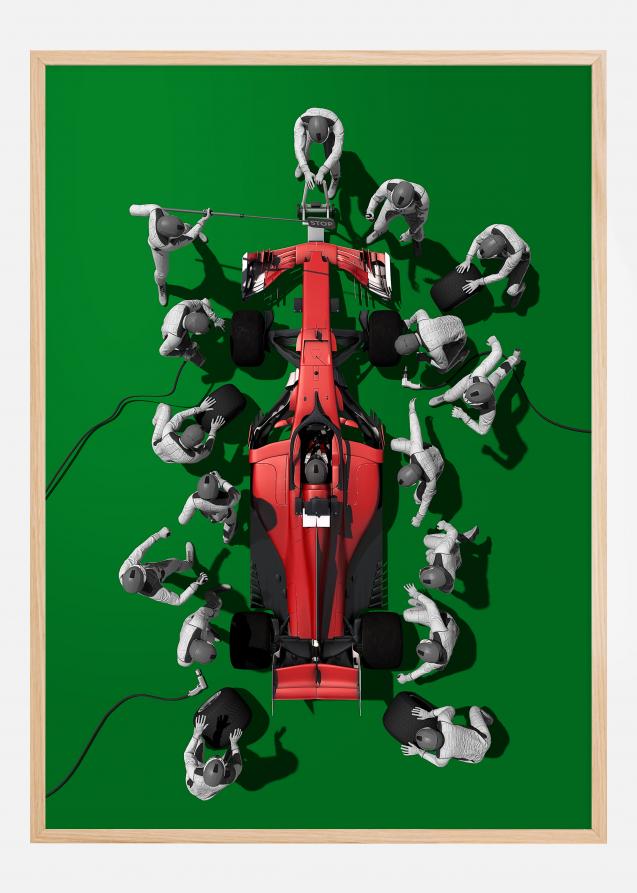 Formula 1 green Poster