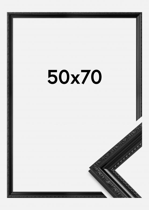 Cornice Abisko Vetro acrilico Nero 50x70 cm