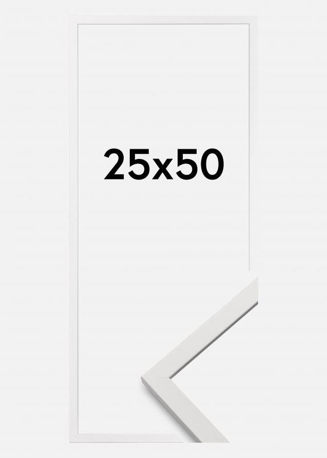 Cornice Edsbyn Vetro acrilico Bianco 25x50 cm