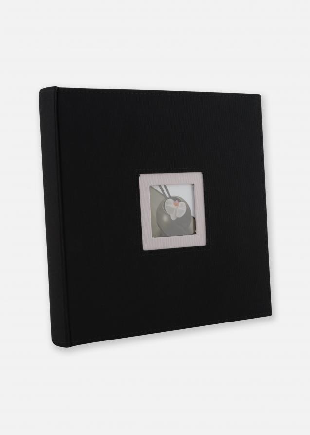 Album bianco e nero nero - 26x25 cm (50 pagine nere / 25 fogli)