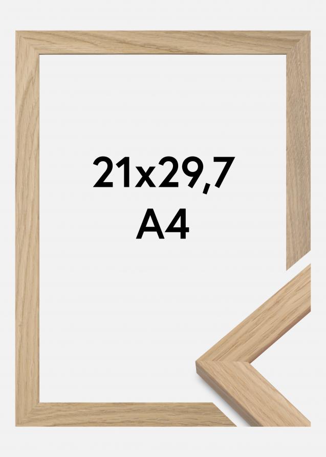 Cornice Oak Wood Vetro acrilico 21x29,7 cm (A4)