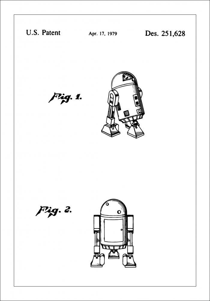 Disegni di brevetti - Star Wars - R2-D2 Poster