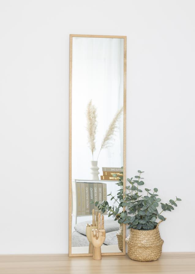 Specchio in rovere 30x120 cm