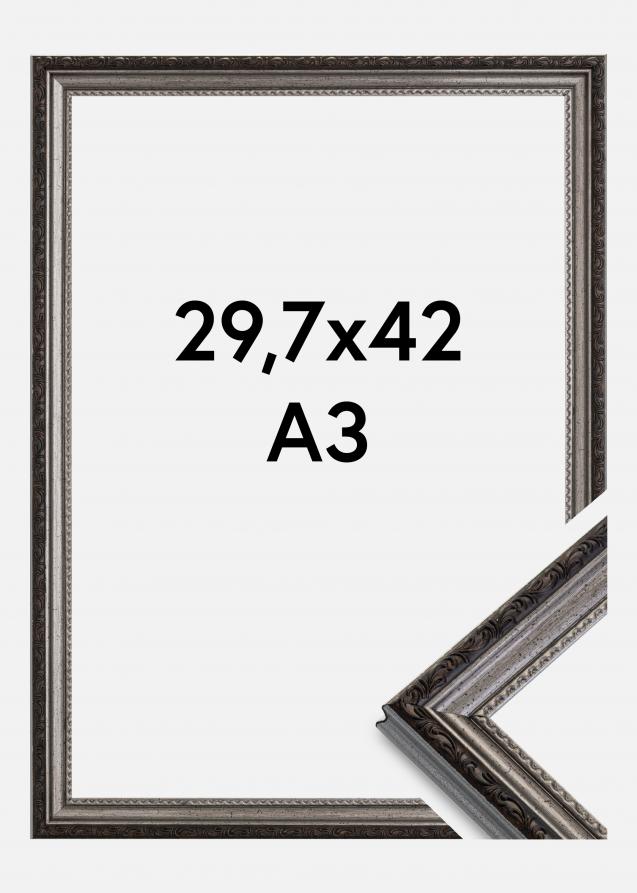Cornice Abisko Vetro acrilico Argento 29,7x42 cm (A3)
