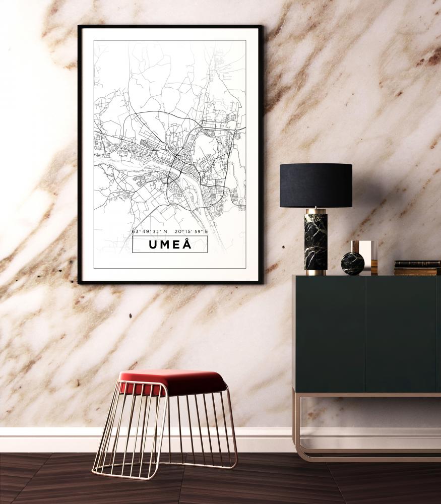 Mappa - Ume - Poster bianco