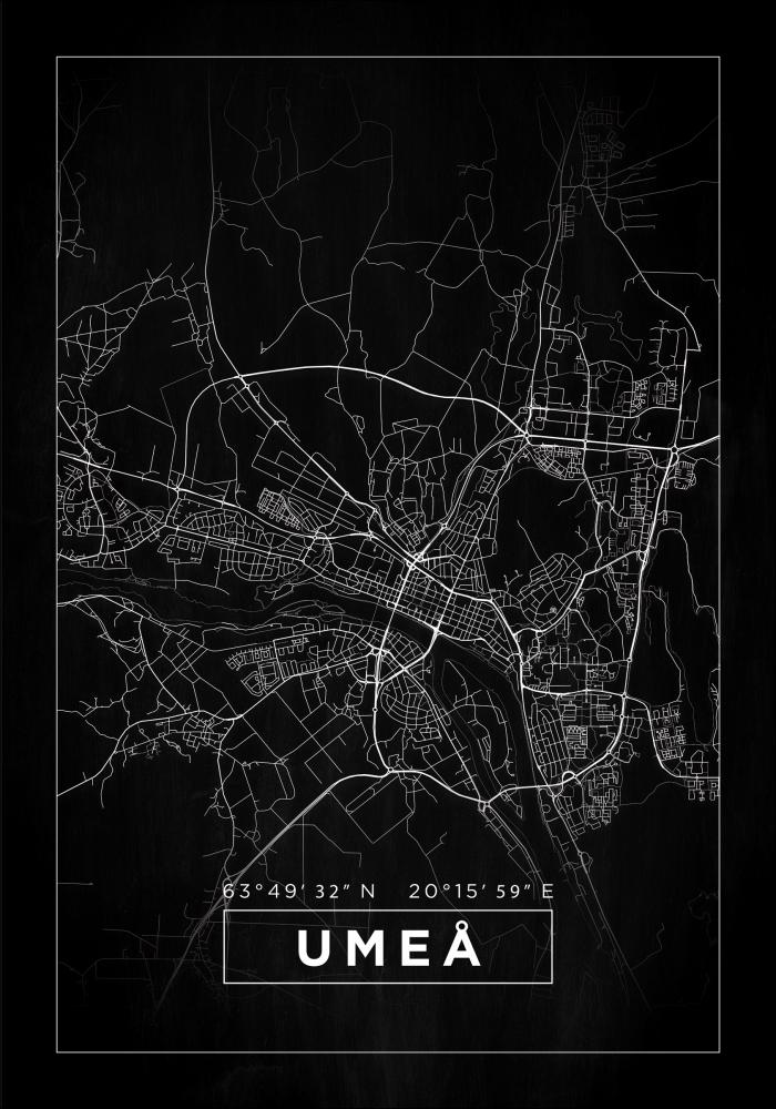 Mappa - Ume - Poster nero