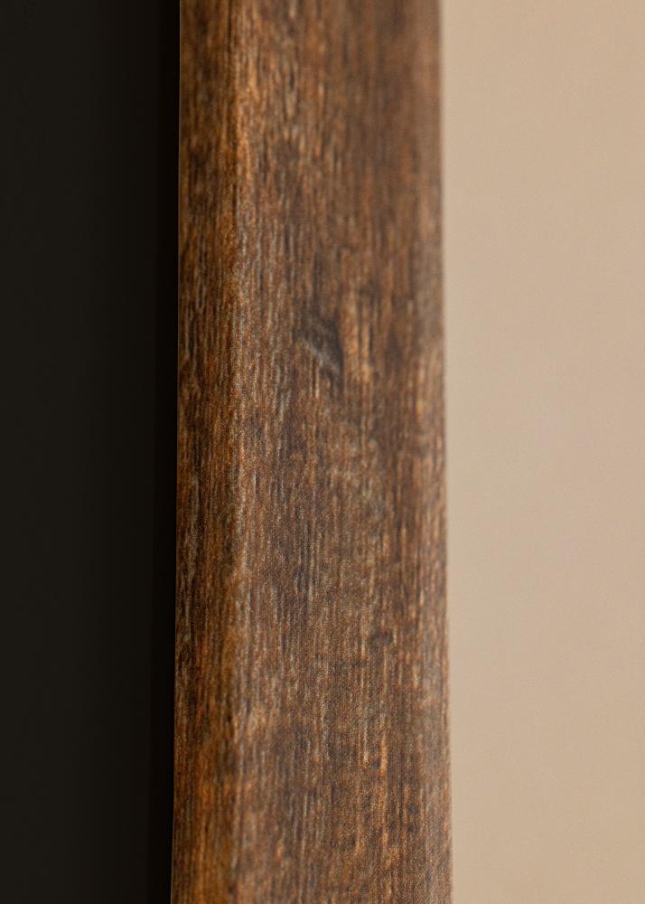 Cornice Fiorito Washed Oak 40x50 cm - Passe-partout Nero 27x35 cm