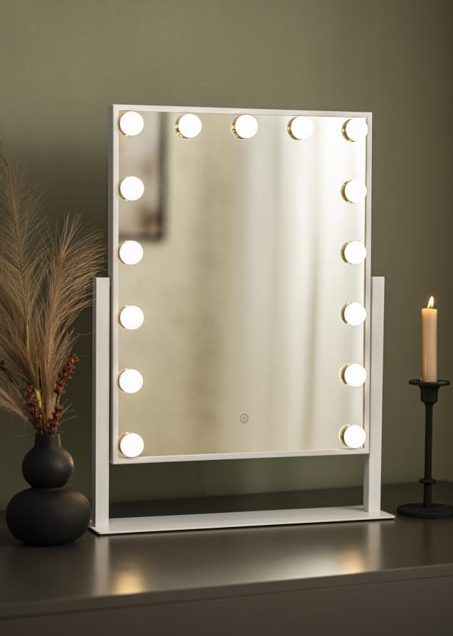 KAILA Specchio per trucco VI Bianco - 46x60 cm