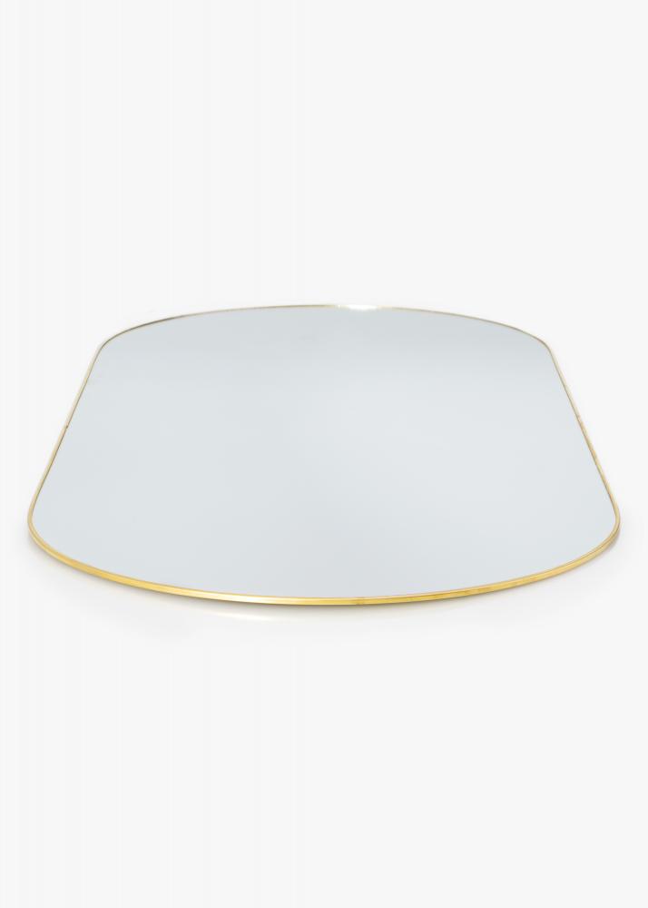 KAILA Ovale Mirror - Thin Brass 35x80 cm