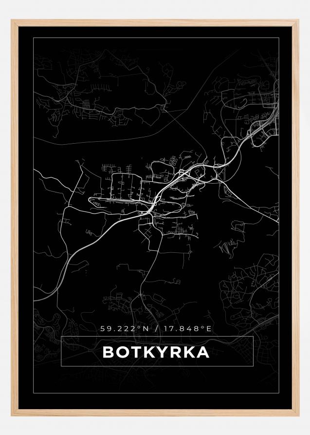 Mappa - Botkyrka - Poster nero