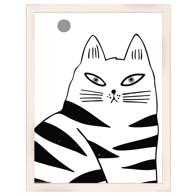 Cornice Liv Bianco 30x40 cm - passe-partout Bianco 20x28 cm