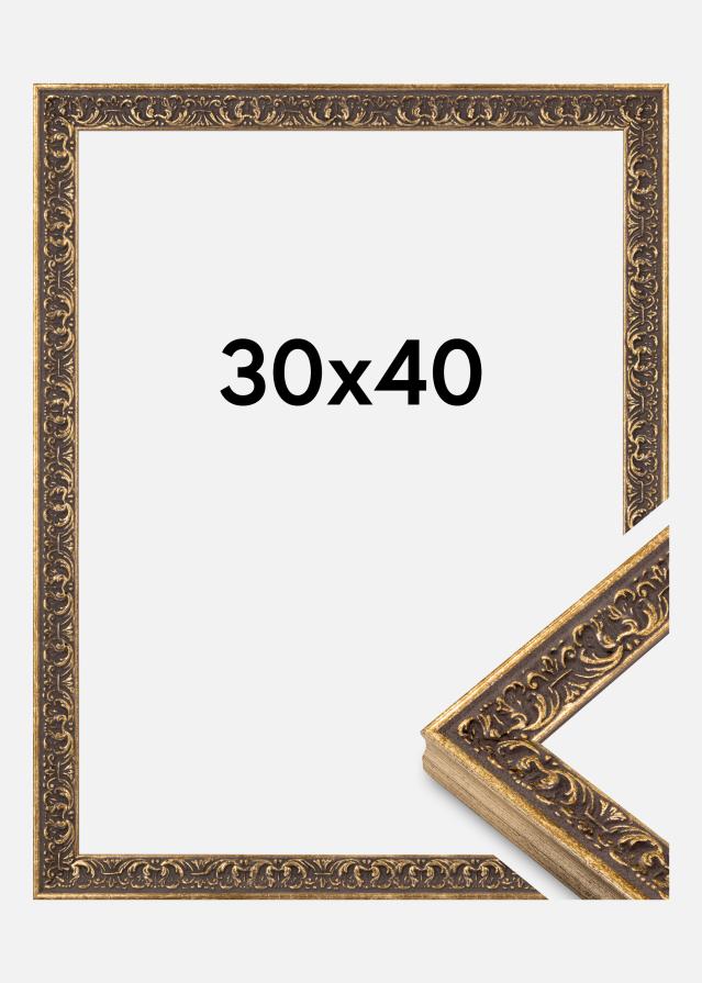 Cornice Amber Acrilico Argento 30x40 cm