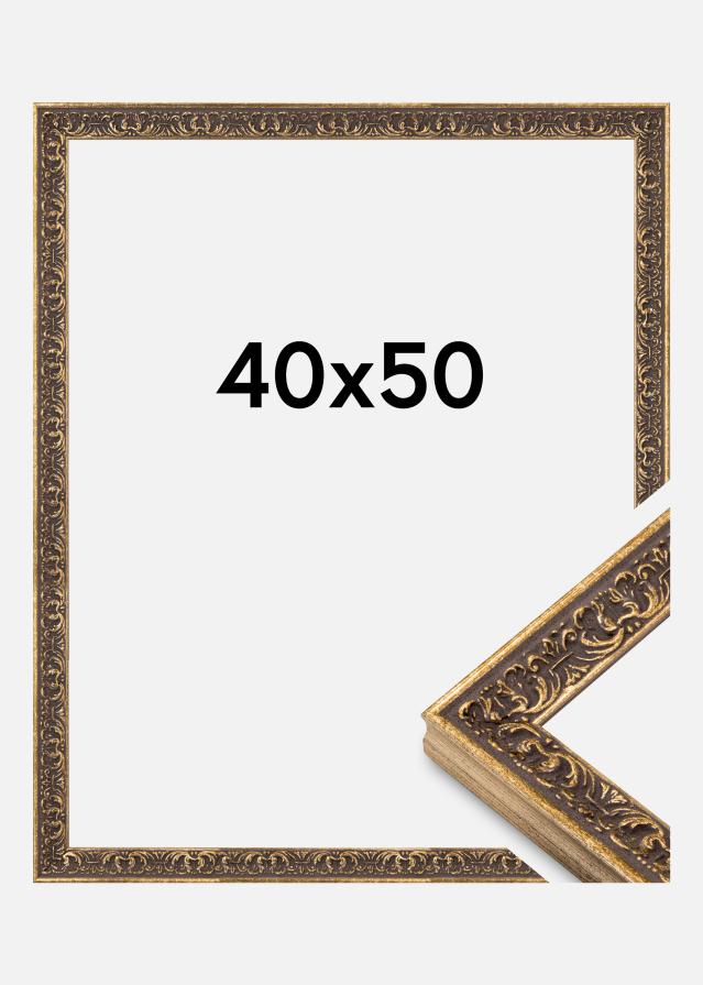 Cornice Amber Acrilico Argento 40x50 cm