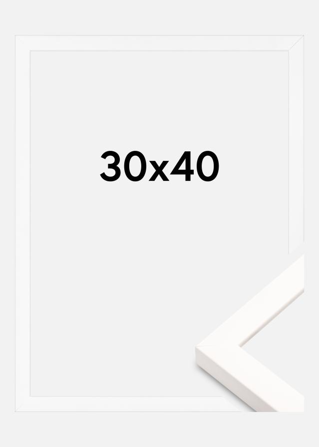 Cornice Brooke Acrilico Bianco 30x40 cm