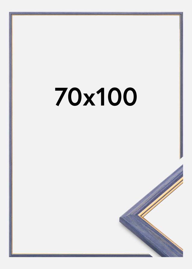 Cornice Claudia vetro acrilico blu 70x100 cm