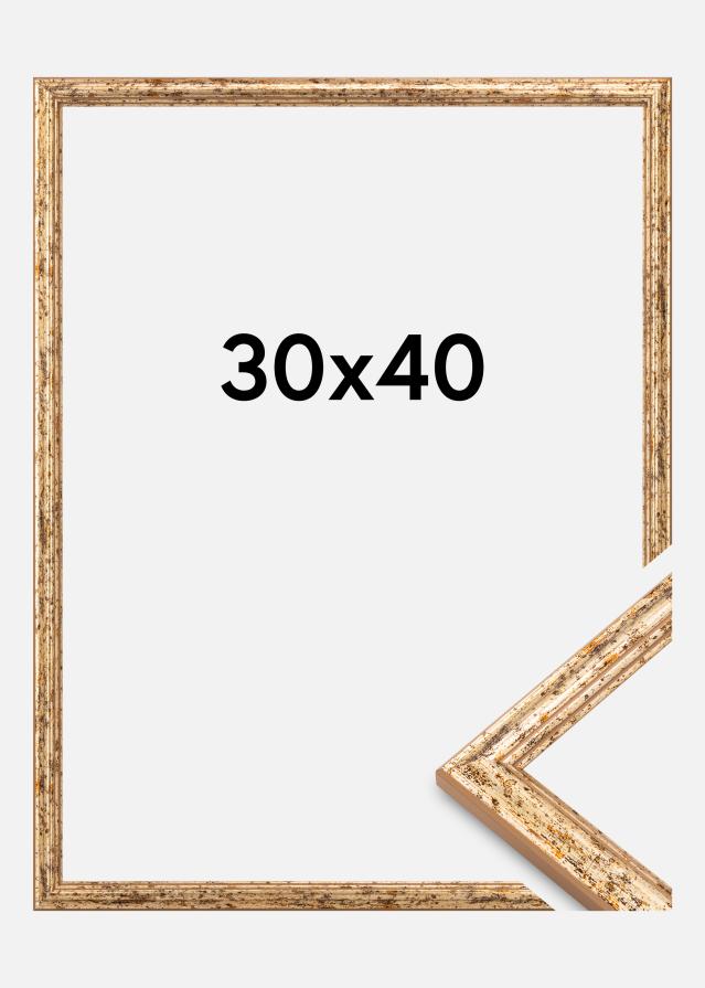 Cornice Claudia Vetro Acrilico Argento 30x40 cm