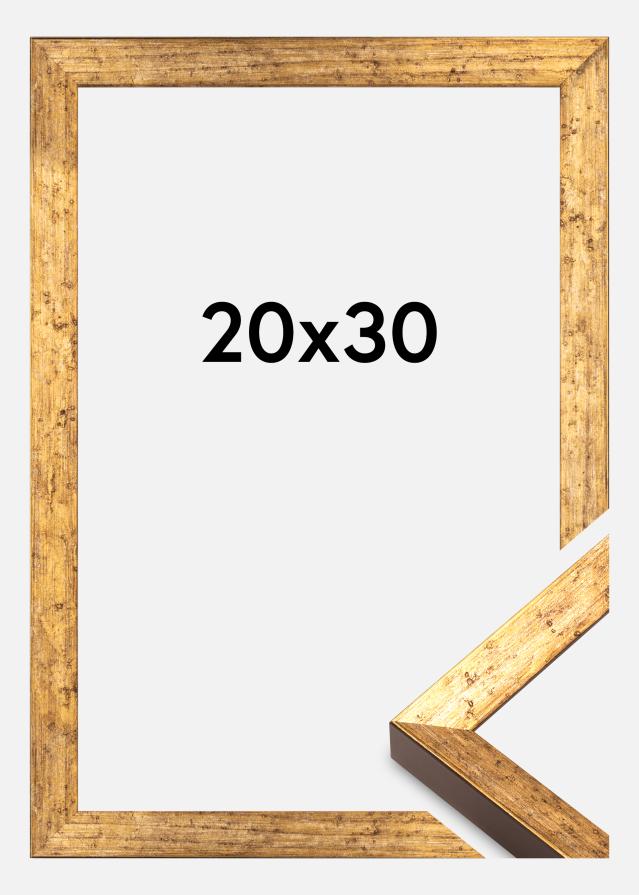 Cornice Dune Vetro Acrilico Oro 20x30 cm