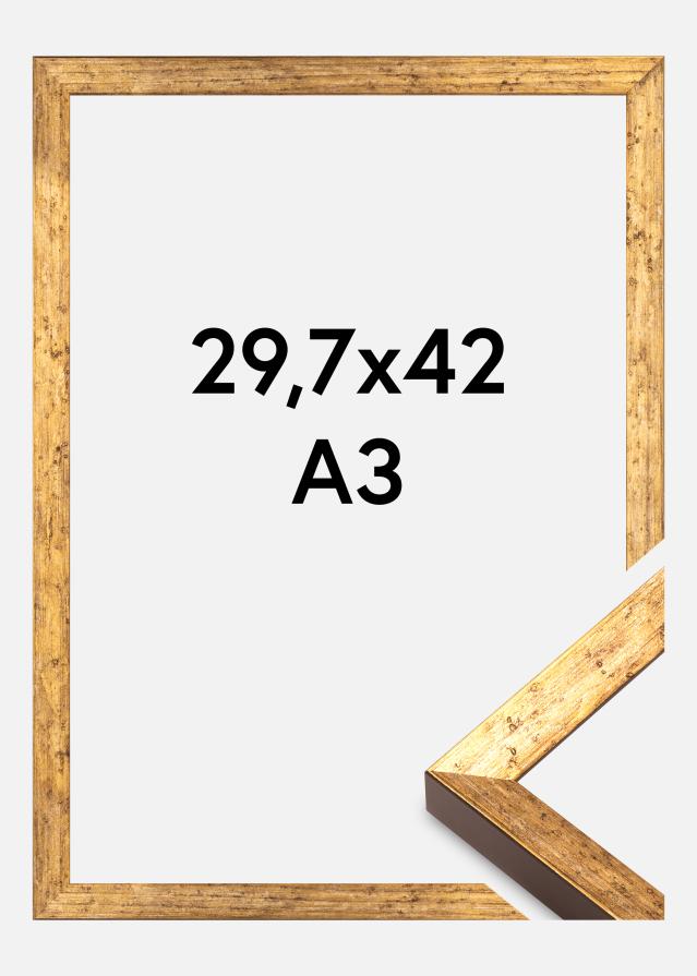 Cornice Dune Acrilico Oro 29,7x42 cm (A3)